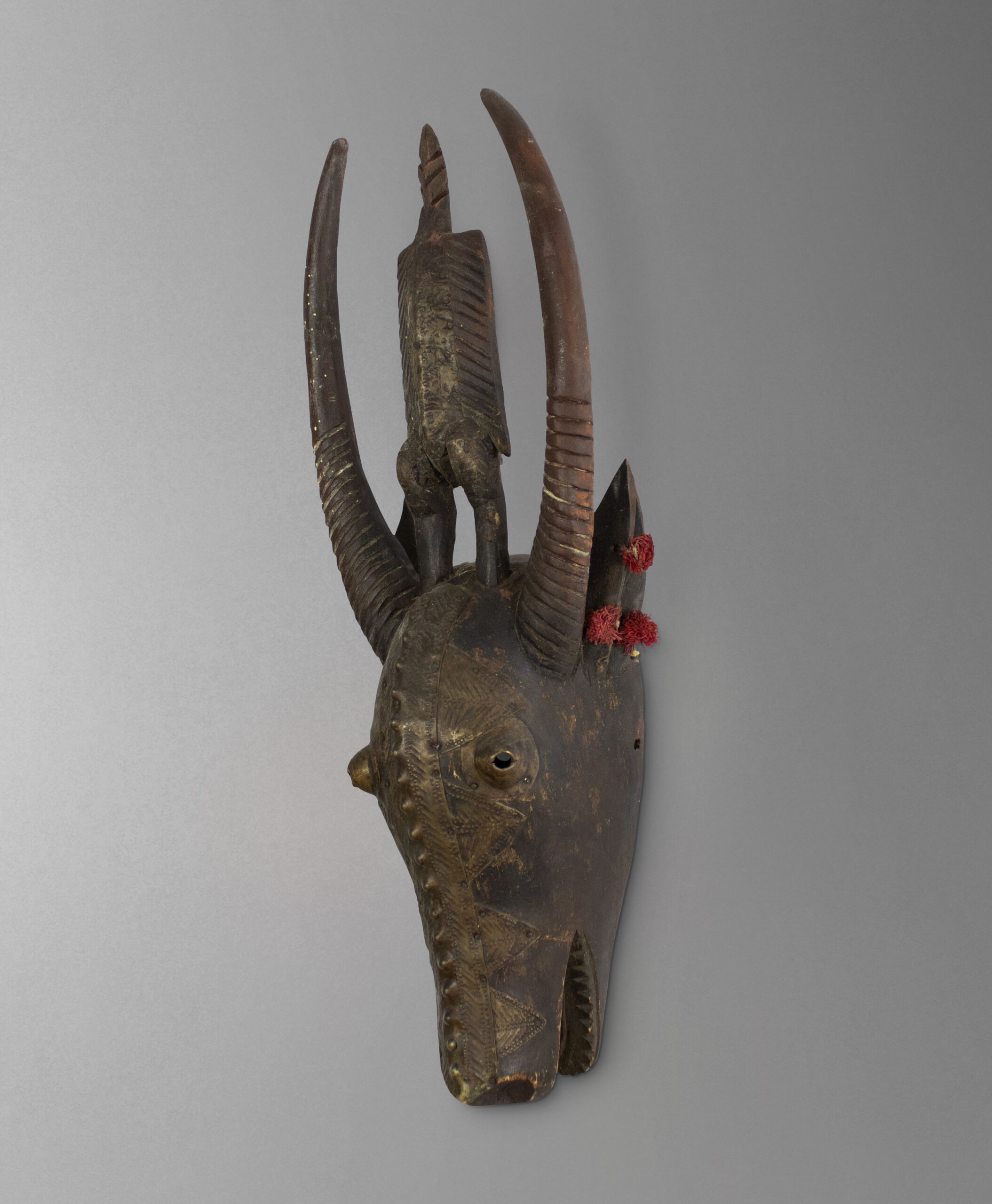 45 view of antelope mask from burkina faso