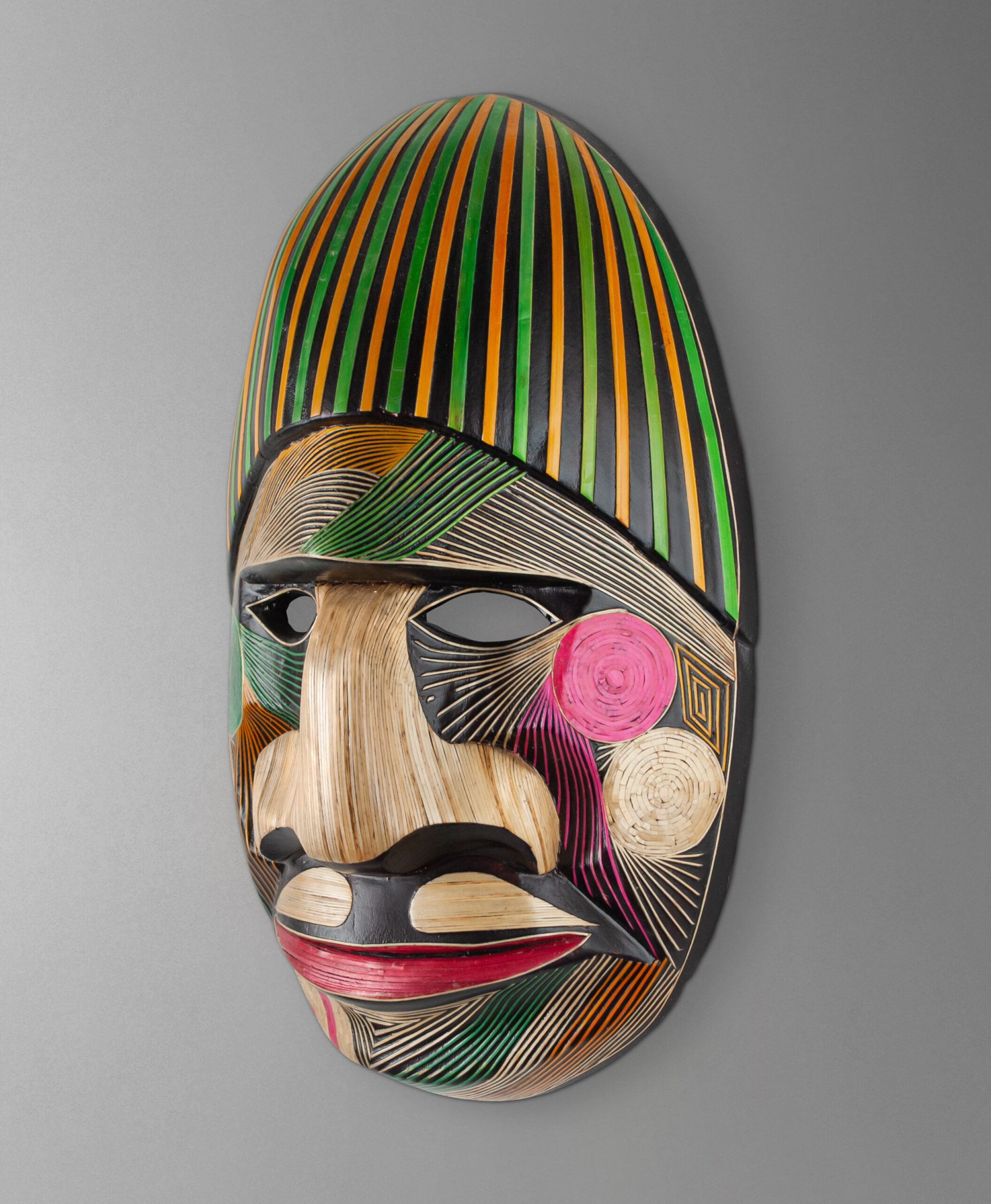45 view of sibundoy mask from colombia