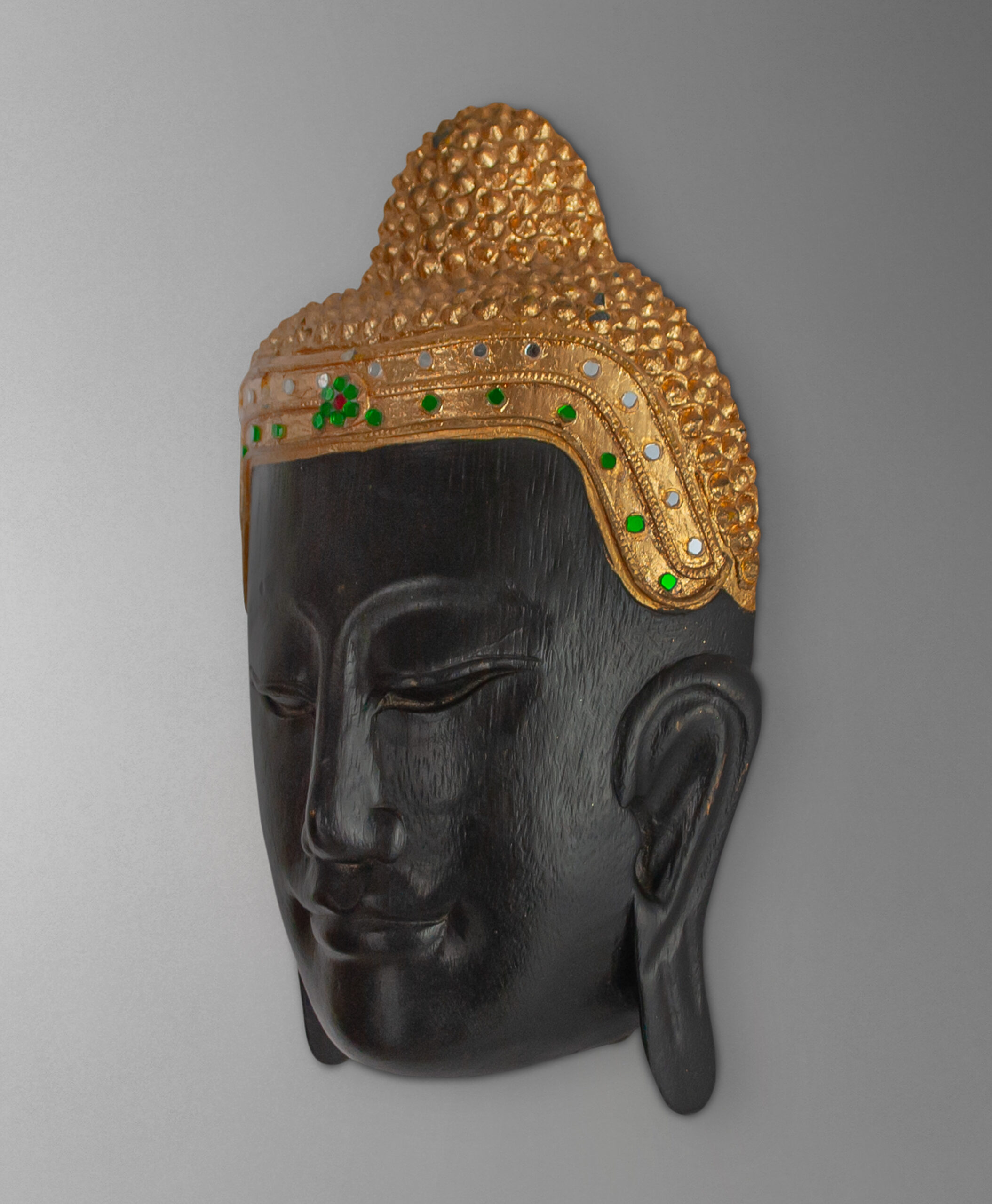 45 view of buddha mask from thailand