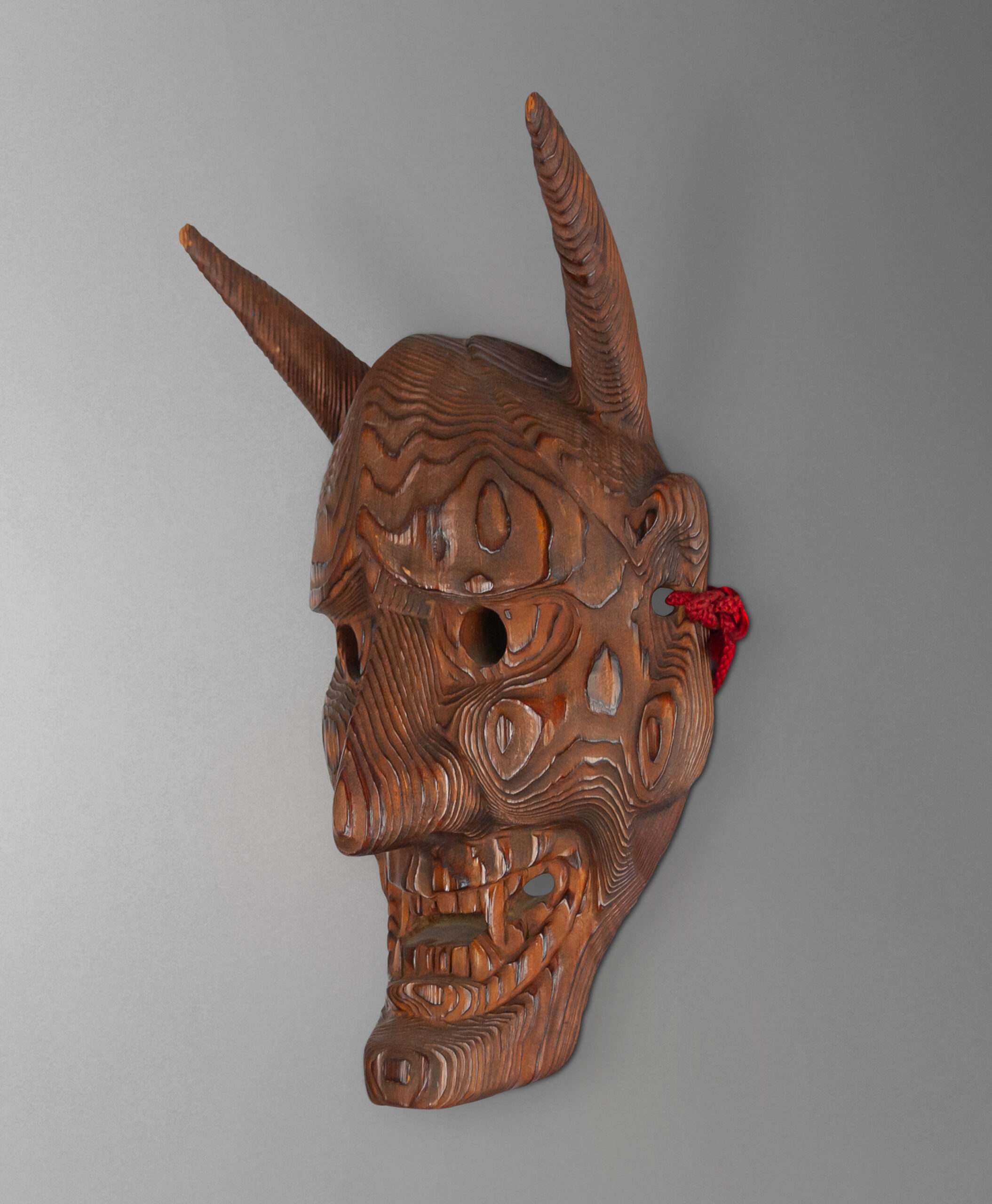 45 view of hannya mask from japan