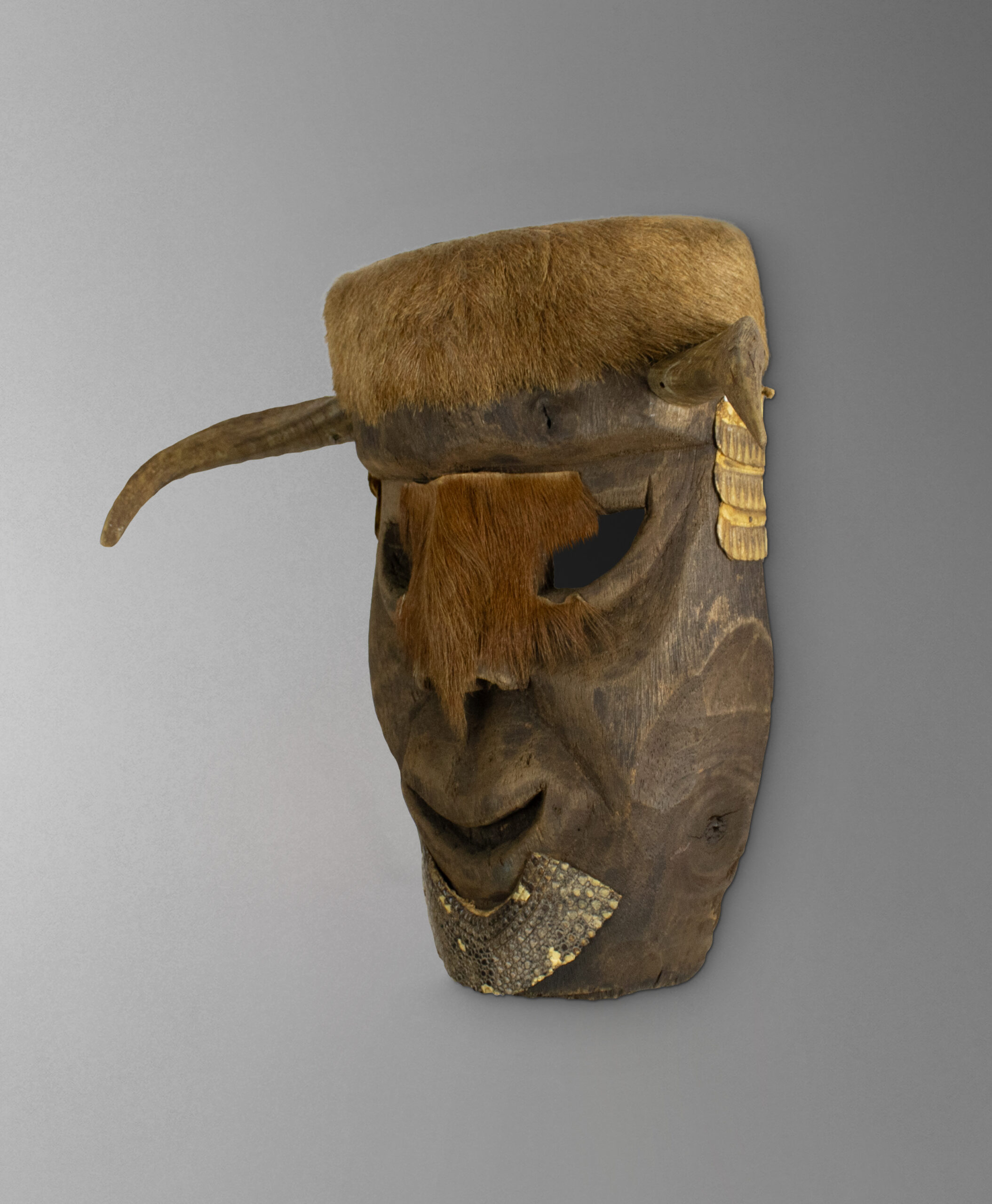 45 view of devil mask from mexico