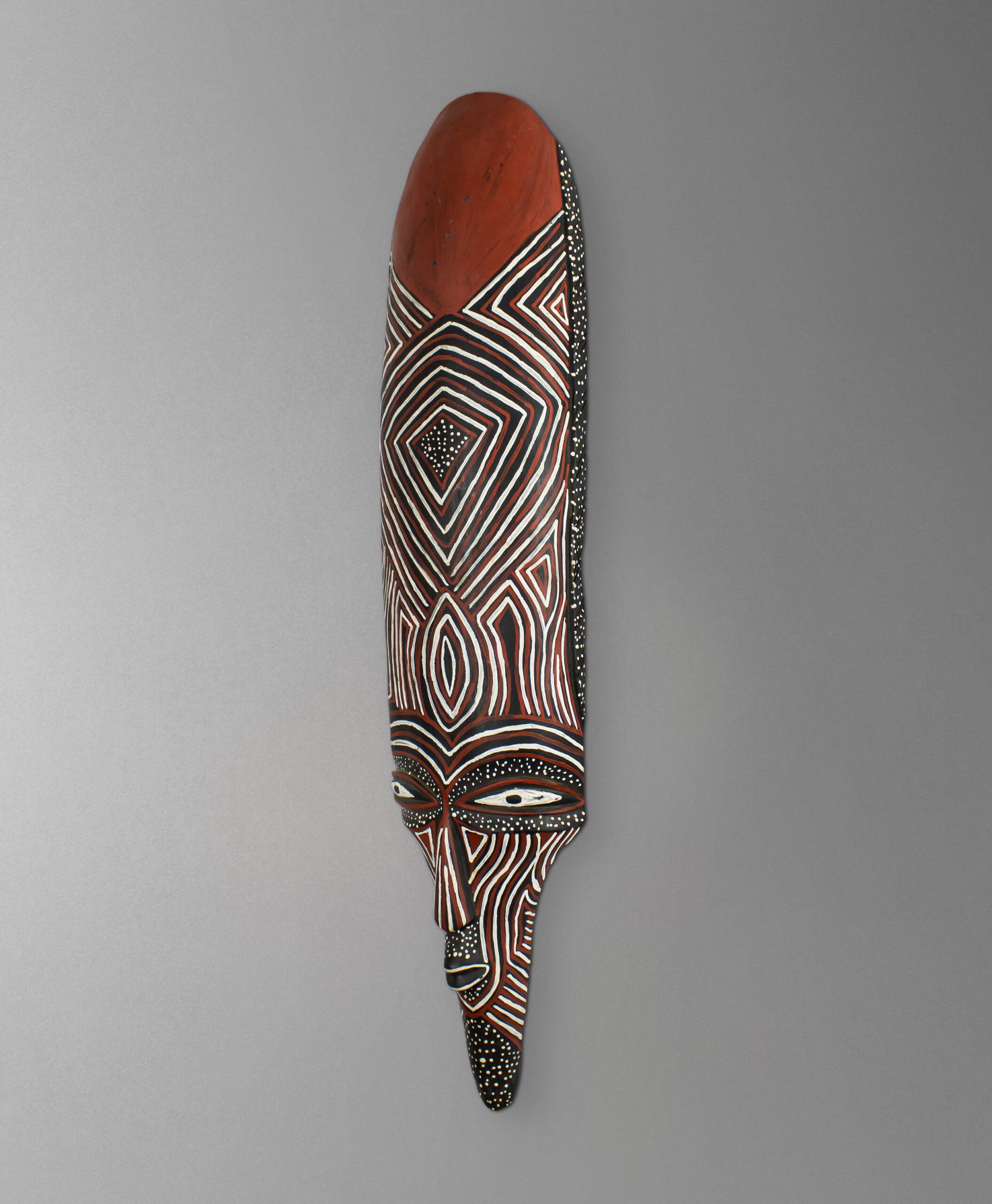 45 view of makeshi mask from zimbabwe