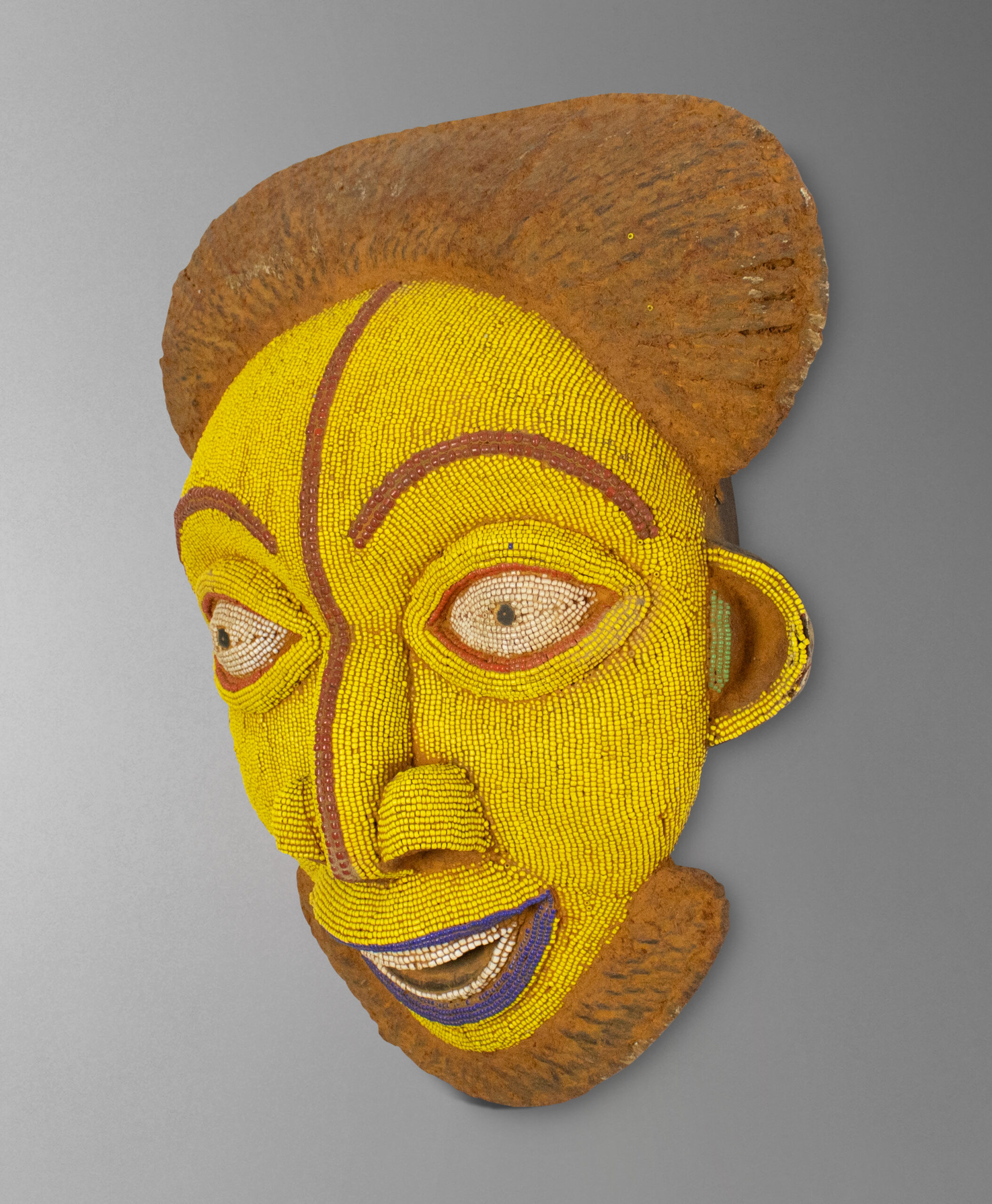 45 view of bamileke mask from cameroon