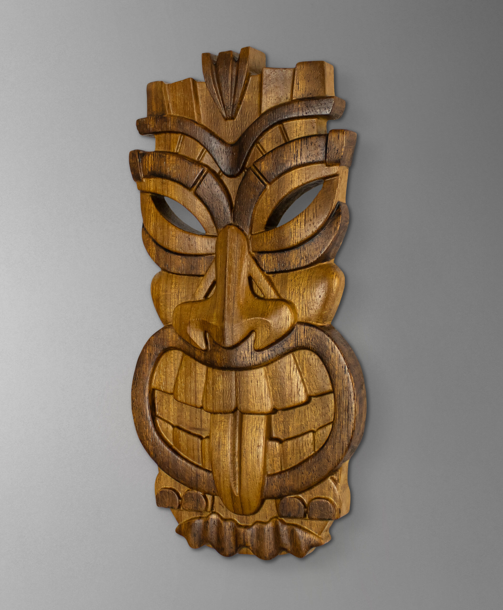 45 view of tiki god mask from united states