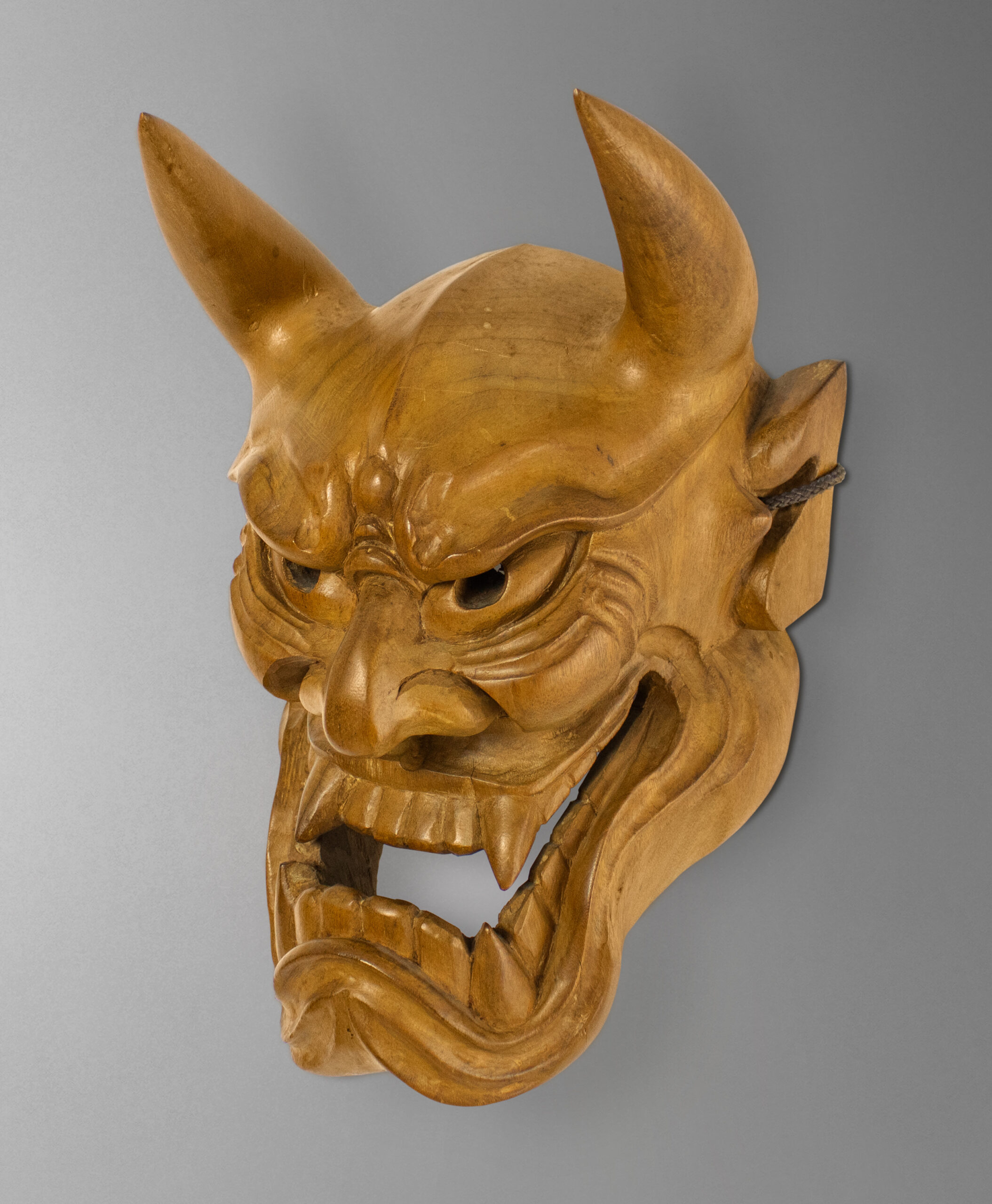 45 view of hannya mask from japan