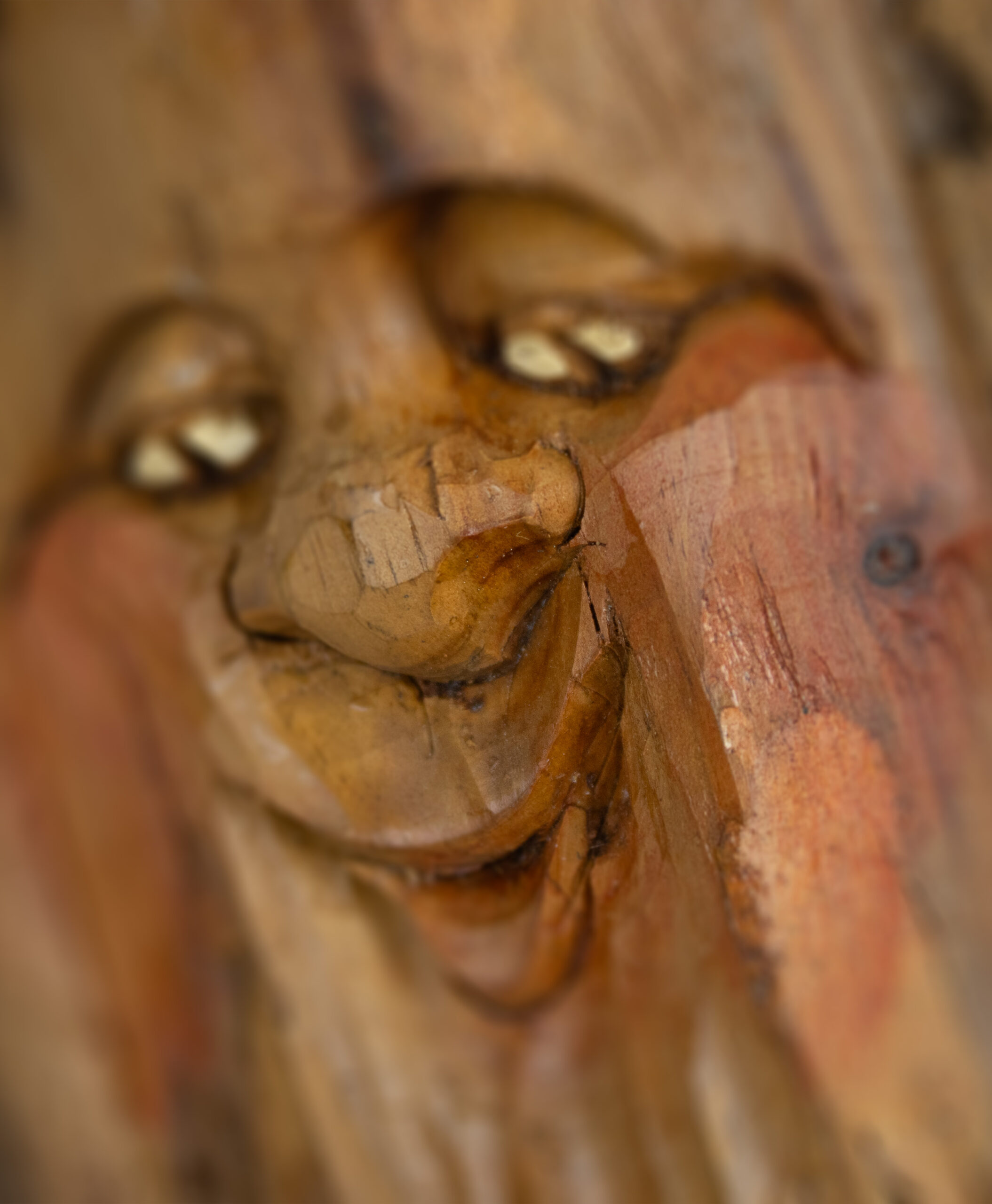 detail view of asturias mask from spain